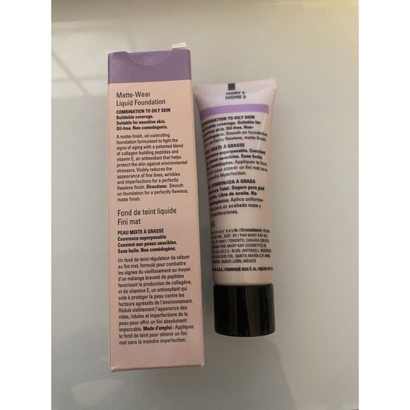 Mary Kay Timewise Luminous Wear Liquid Foundation Ivory 3 -038752 - Picture 3 of 4